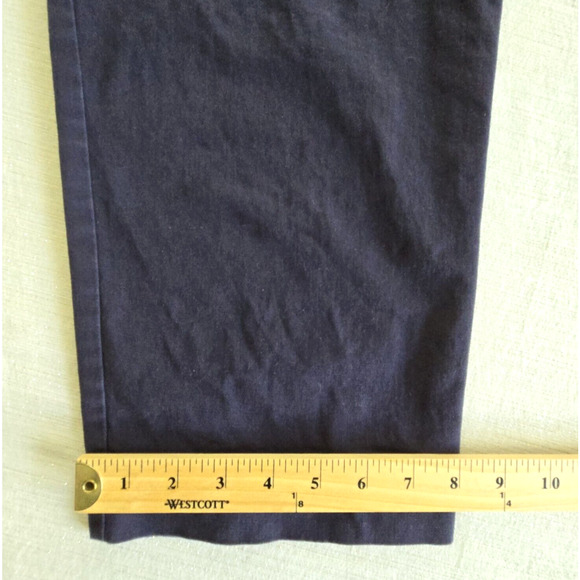 Boden Chinos Womens 18 Dark Blue Button Fly Ankle Pants Casual Preppy Minimalist - Picture 10 of 11